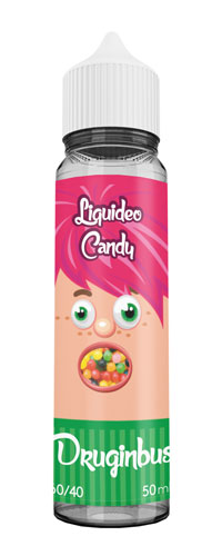 Le E-liquide Druginbus by Liquideo tentation vous offre un voyage dans le temps avec les petits bonbons ronds et colorés au cœur gélatineux bien fruité et sucré-Mya-vap