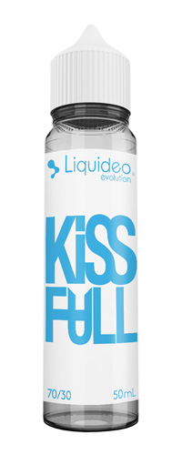 Le E-liquide Kiss Full 50ml by Liquideo, une claque de Menthol avec un trio de menthe polaire, menthe glaciale et menthe fraiche-mya-vap