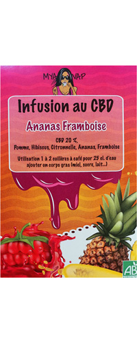 INFUSION ANANAS FRAMBOISE CBD